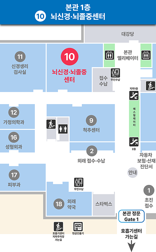 [본관 1층] 뇌신경ㆍ뇌졸중센터