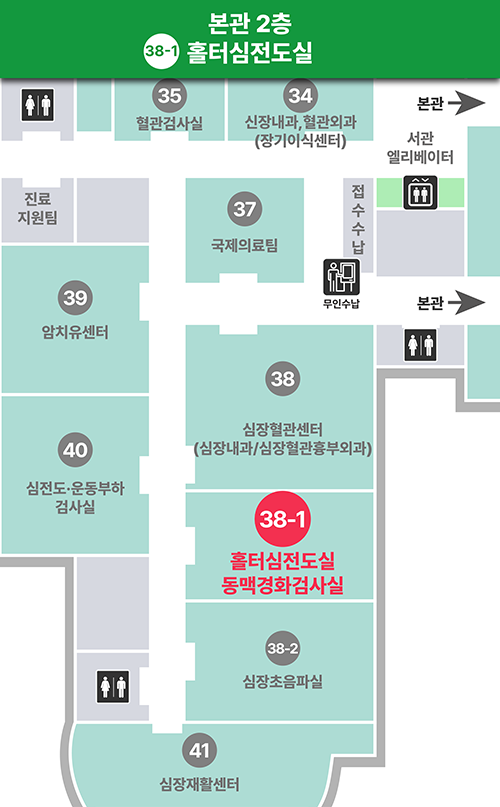 [본관 2층] 홀터심전도실