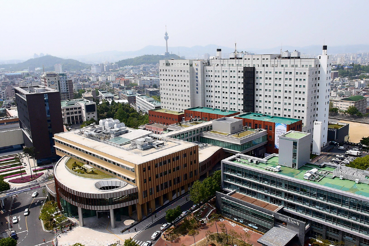 호흡기센터 항공 사진