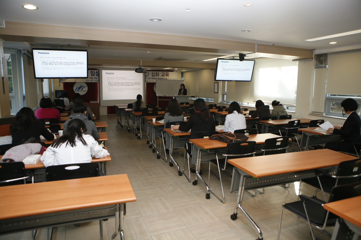임상연구코디네이터 심화교육 과정 개설, 2010년 11월 4~25일 4주간 매주 목요일 총 24교시 교육과정, 임상시험센터 교육세미나실