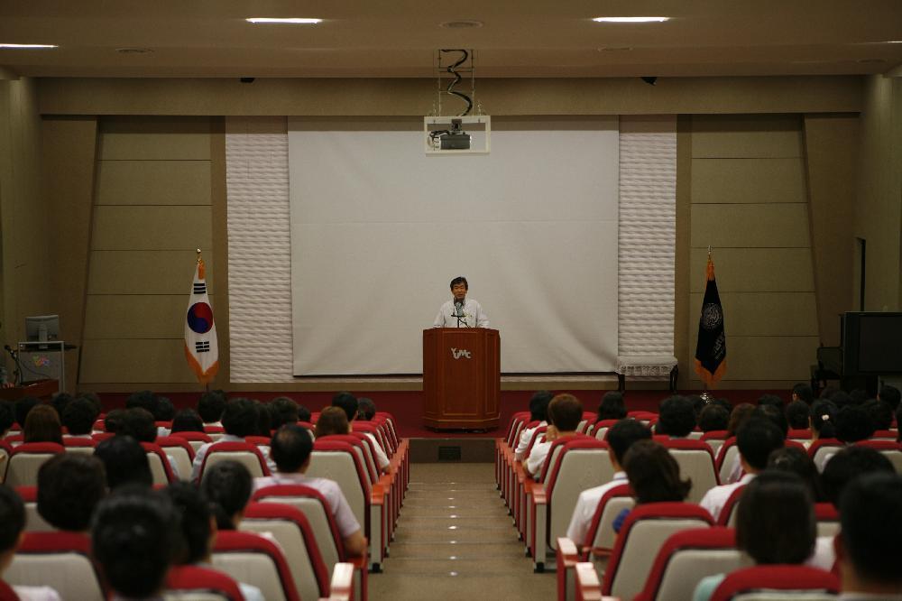 2011년 7월 월례회 개최, 병원장 인사말씀