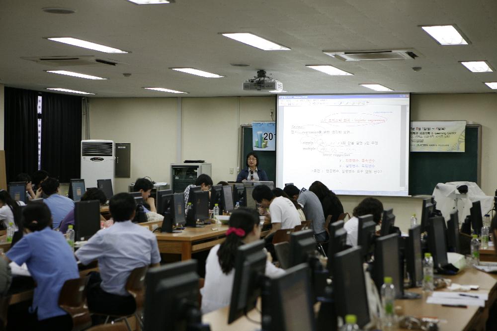 2011년 의학통계 심화교육 과정 개설, 8월 1~4일 4일간 오후 6시, 의과대학 강의동 이러닝센터