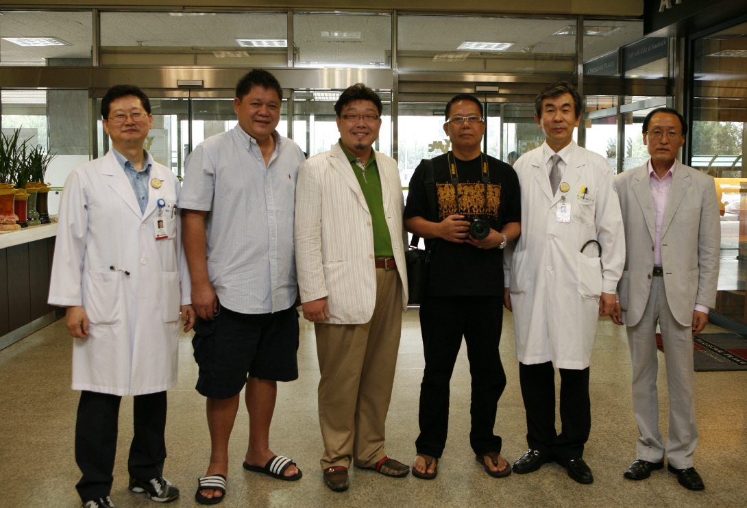 필리핀 VIP 의료관광객 9명 종합건강검진 수진, 2011년 9월 6일 오전 9시, 건강증진센터