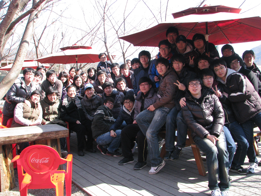 2012년 새내기 인턴 40명 팔공산 산행, 2월 16일 오전 9시, 오리엔테이션 마지막 시간