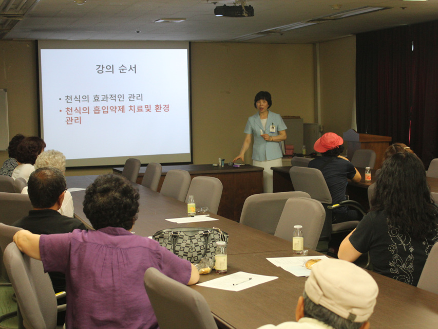 제18회 권역 호흡기센터 외래 및 입원환자 대상 천식교육 사진 3