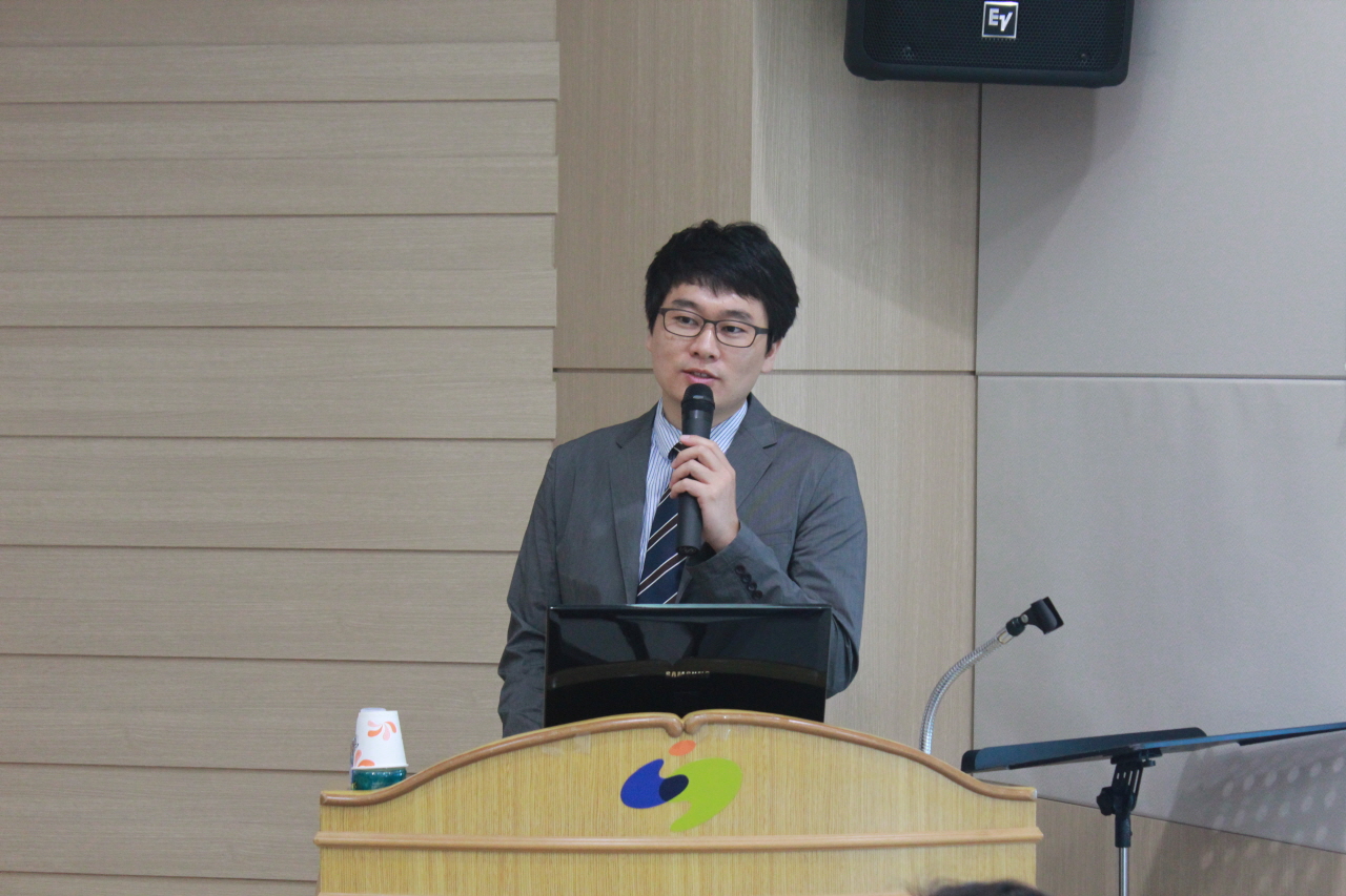 2014.5. 8(목) 10시 남구보건소 5층 대강당에서 열린 남구보건소 건강강좌 < 당뇨 바르게 알기> 사진입니다.