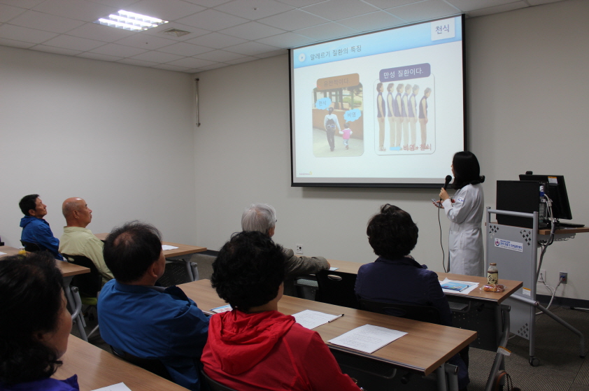 제38회 권역 호흡기 전문질환센터 외래 및 입원환자 대상 만성폐쇄성폐질환 및 천식교육
