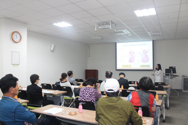제41회 권역 호흡기 전문질환센터 외래 및 입원환자 대상 만성폐쇄성폐질환 및 천식교육