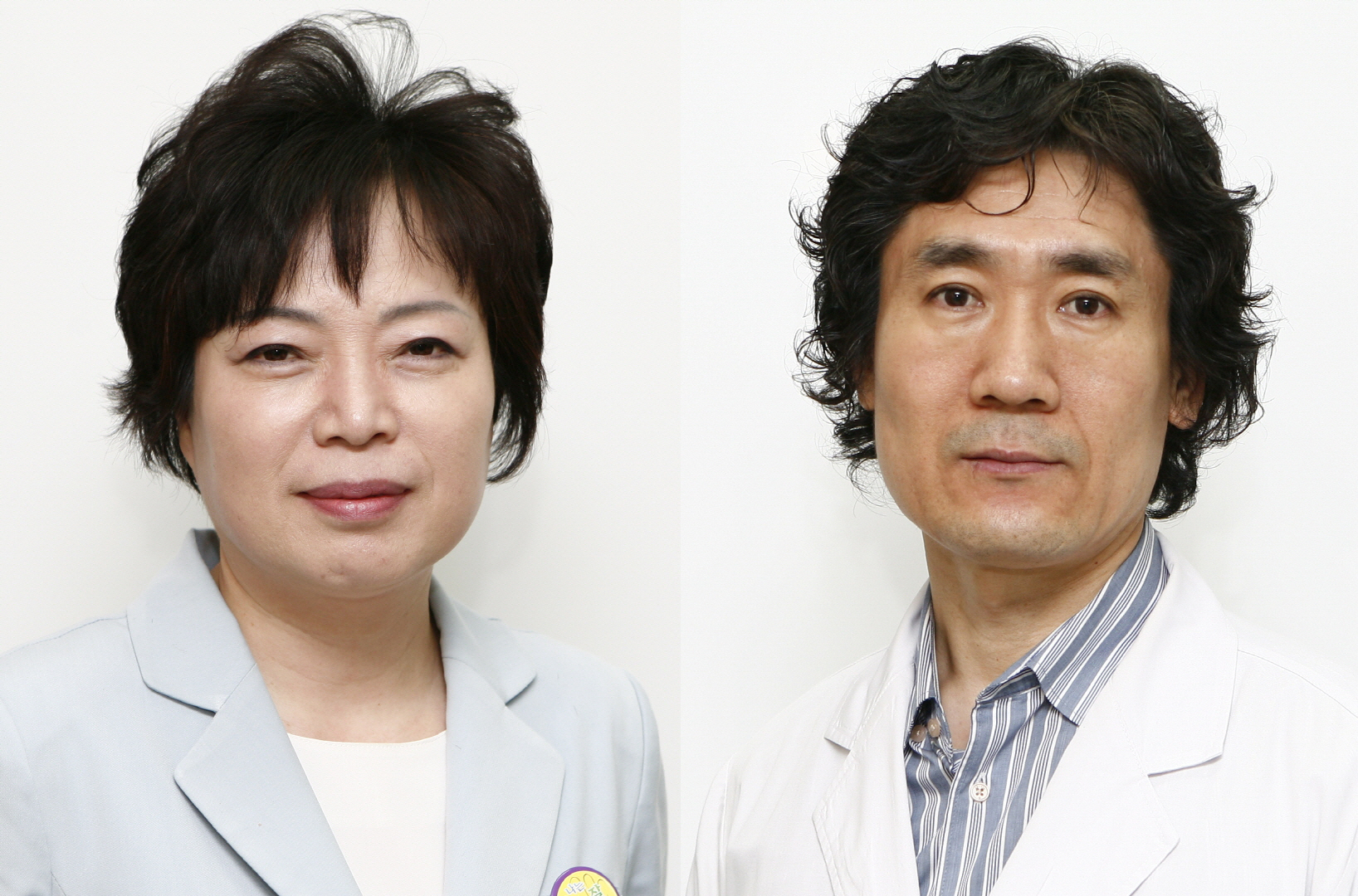 2013년 보건의 날을 맞아 대구광역시장 표창장을 받은 백영란 팀장(왼쪽), 추교영 임상병리사