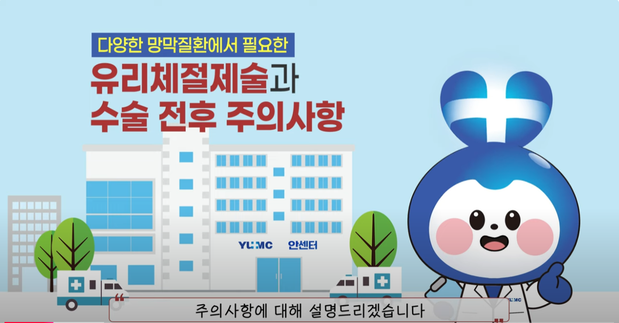 유리체절제술과 수술 전후 주의사항 안내