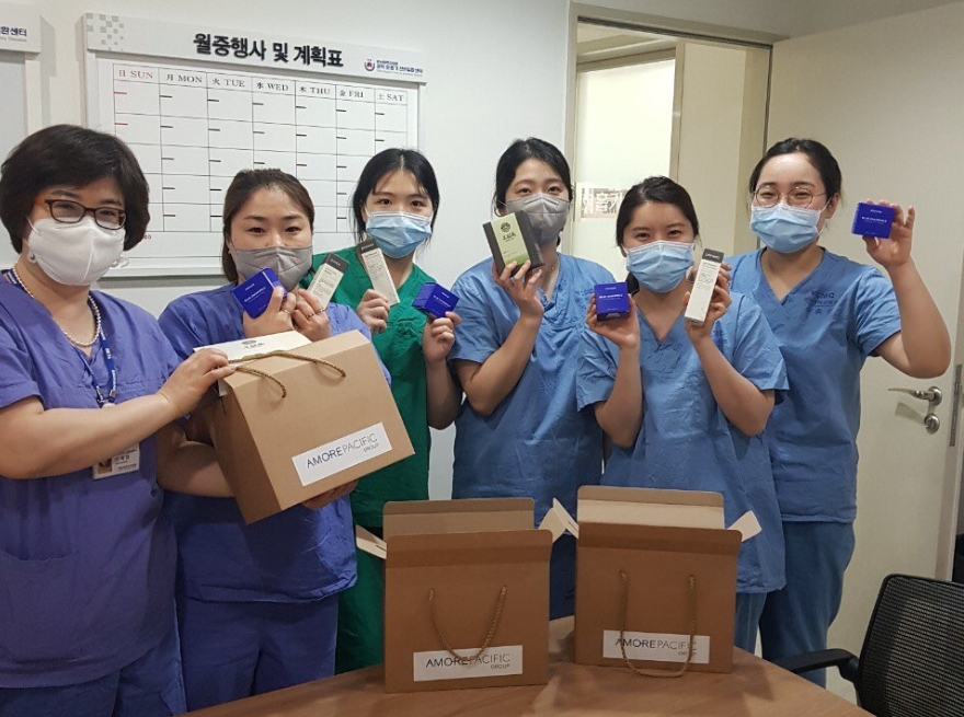 아모레퍼시픽 간식 로션 후원
