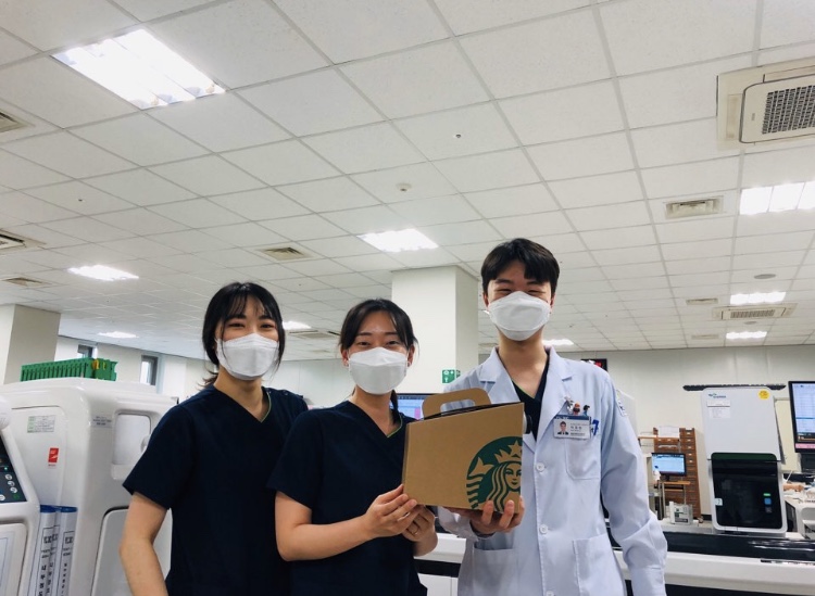 스타벅스대구영대병원DT점 커피 후원