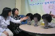 여성암 환우 가발대여사업 위해 (주)김찬월가모연구소 가모 기증, 2010년 10월 20일 오후 2시, 사회사업팀