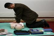 전 교직원 대상 응급상황 대비 심폐소생술 교육 실시, 2011년 1월 14일 오전 9시~오후 5시 매시간 총 8회, 이산대강당