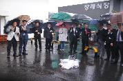 2011. 5. 11(수)에 실시한 병원 외곽지 청소 사진