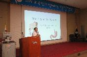 제6회 위암 건강교실 개최, 2011년 7월 20일 오후 2시, 이산대강당, 배정민 교수의 위암 수술 후 치료와 관리에 대한 강연