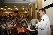 제2회 이비인후과 건강교실 개최, 2011년 8월 10일 오후 2시, 이산대강당, 송시연 교수의 쉰 목소리 주제로 강연