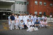 2011년 8월 16일(화) 오전 8시에 실시했던 병원 외곽지 청소 사진입니다.