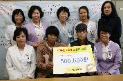 영남대학교병원 간호사회, 난치병 불우환우 성금 전달식 거행, 2012년 11월 30일 오후 3시 30분, 사회사업팀, 불우환우 2명에게 각각 50만원씩 전달