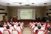 안전보건증진실 주최 외부강사 초청 교육 개최, 2013년 7월 3일 오후 3시 30분, 이산대강당, 대한산업안전협회 대구지회 박명훈 차장의 위험성 평가 강연