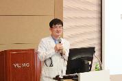 2014년 4월 24일(목) 오후 1시 30분 영남대학교병원 1층 이산대강당에서 열린 김국현 교수와 함께하는 <제52회 소화기내과 건강교실> 사진입니다.